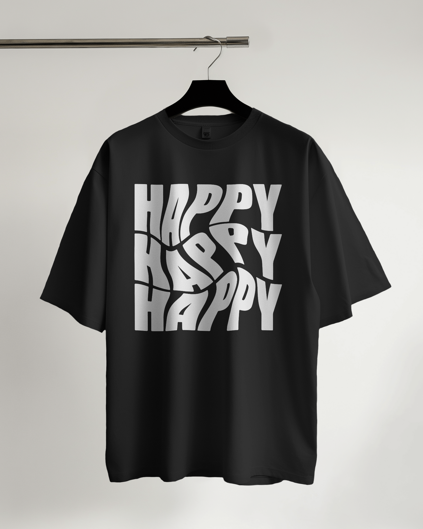Unisex Oversized Classic T-Shirt - HAPPY
