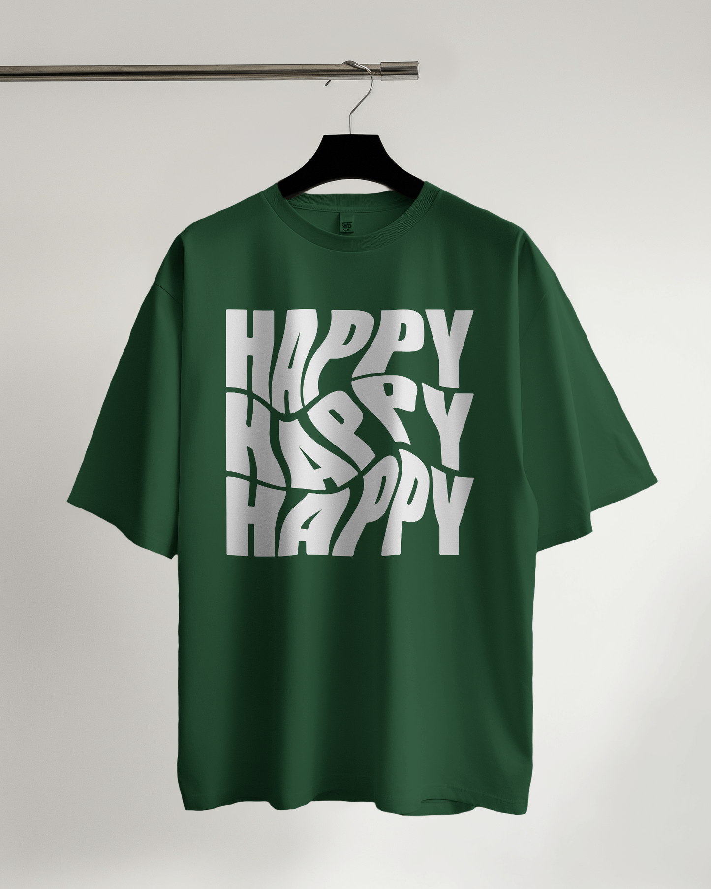 Unisex Oversized Classic T-Shirt - HAPPY