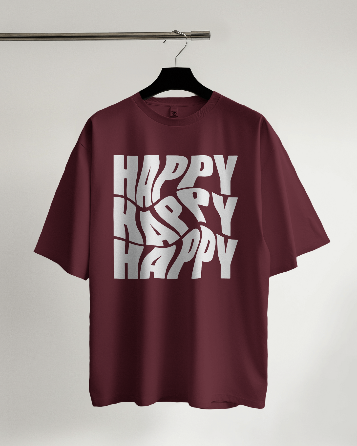 Unisex Oversized Classic T-Shirt - HAPPY