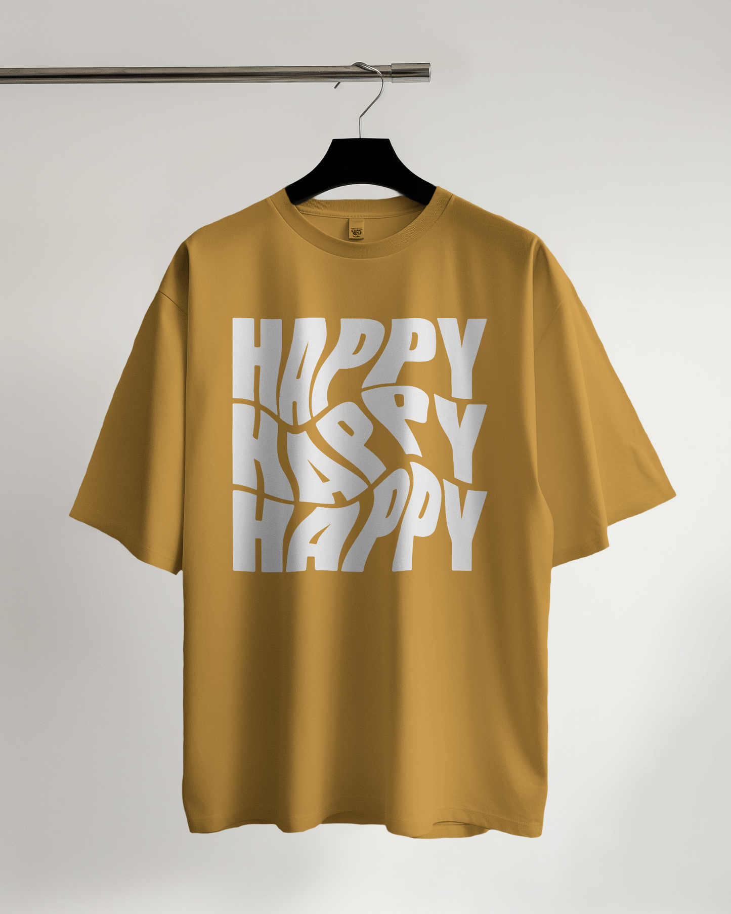 Unisex Oversized Classic T-Shirt - HAPPY
