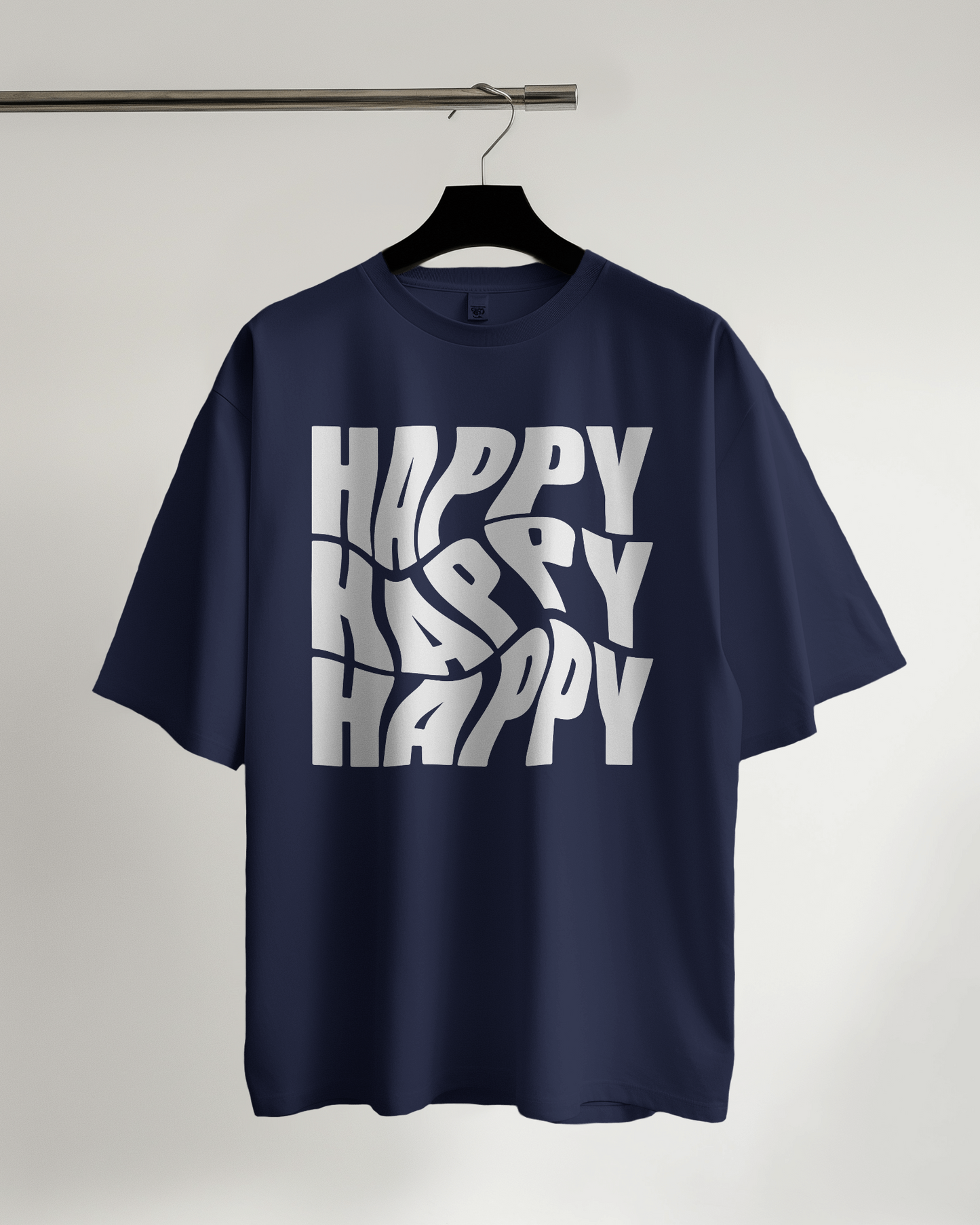 Unisex Oversized Classic T-Shirt - HAPPY