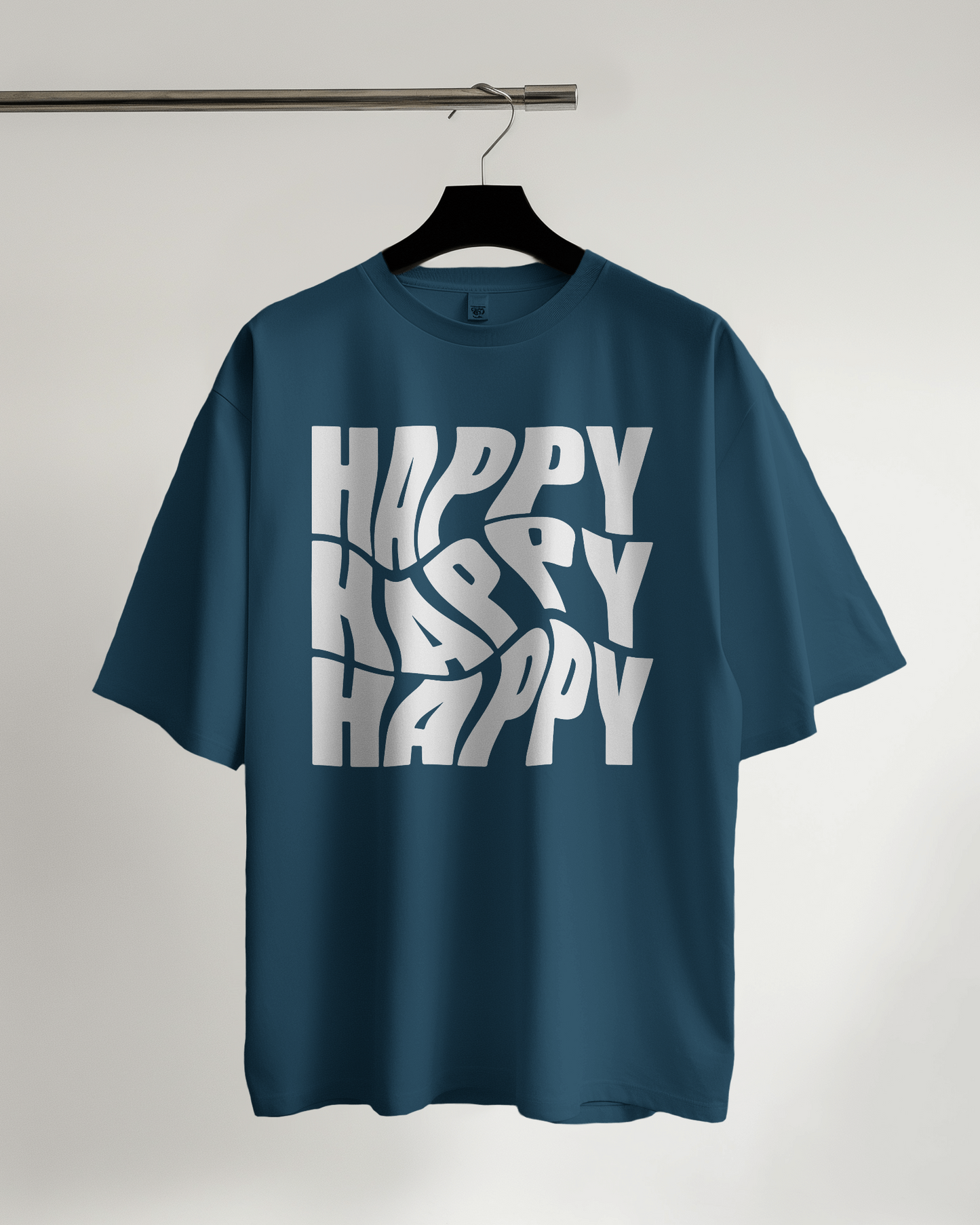 Unisex Oversized Classic T-Shirt - HAPPY