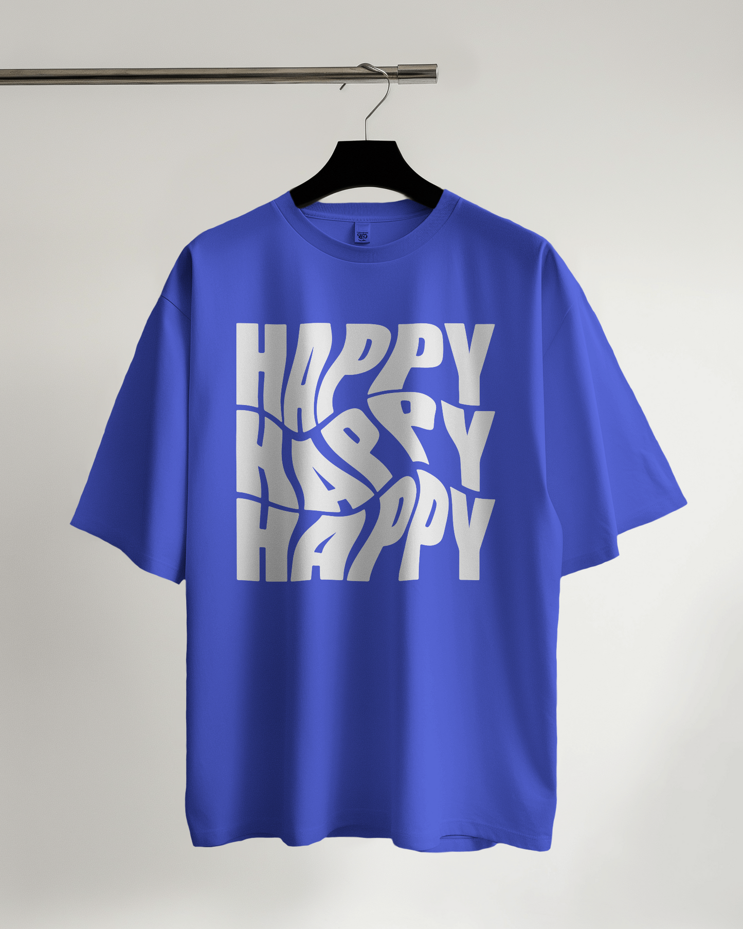 Unisex Oversized Classic T-Shirt - HAPPY