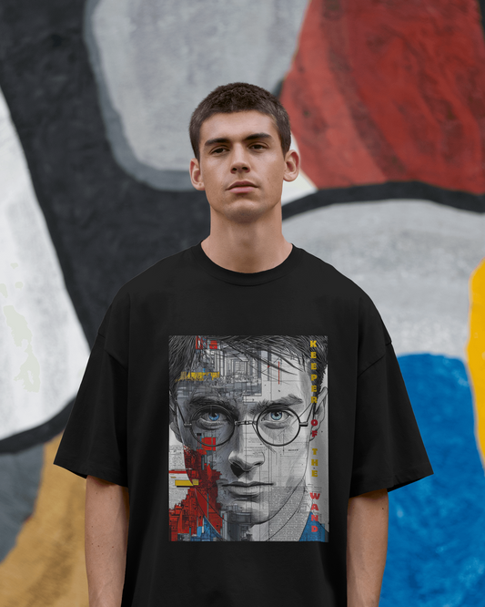Unisex Oversized Standard T-Shirt - Keeper Of The Wand