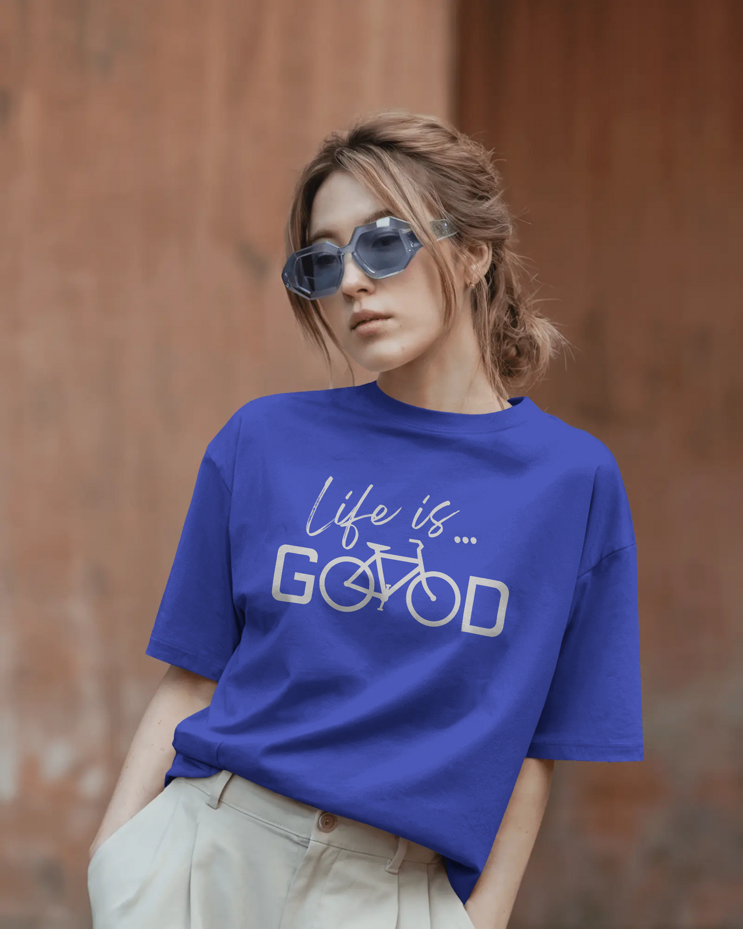 Unisex Oversized Classic T-Shirt - Life is GOOD