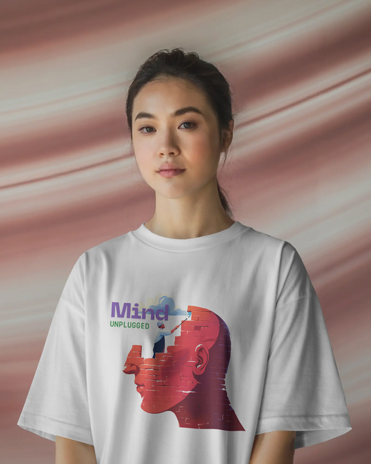 Unisex Oversized Classic T-Shirt - Mind Unplugged