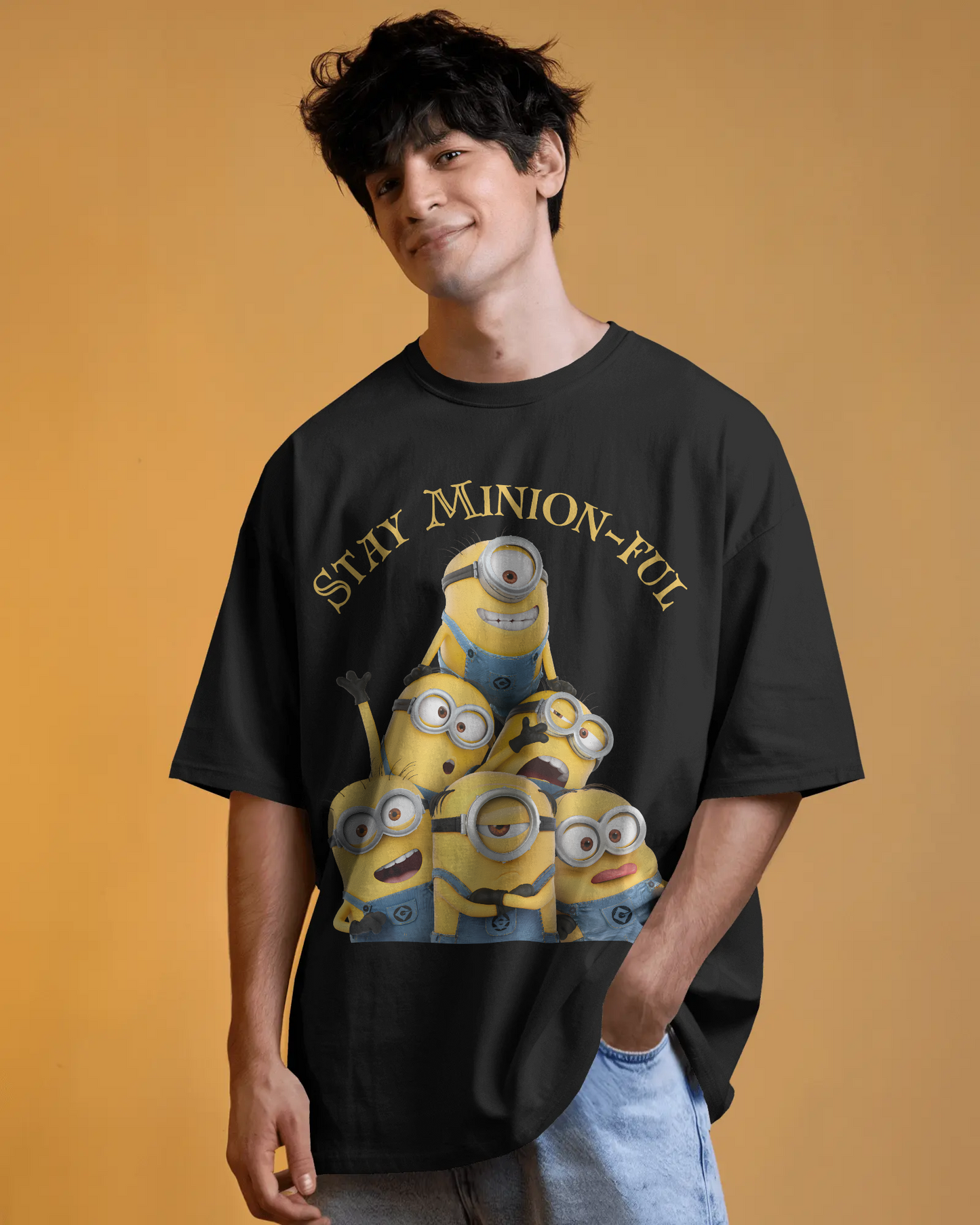 Unisex Oversized Classic T-Shirt - Stay Minion-Ful