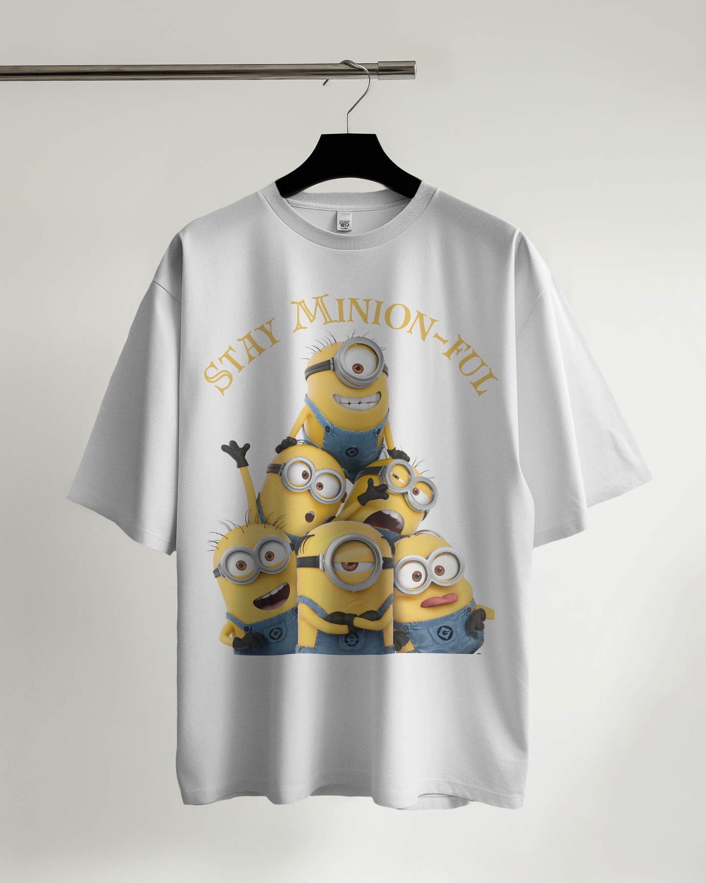 Unisex Oversized Classic T-Shirt - Stay Minion-Ful