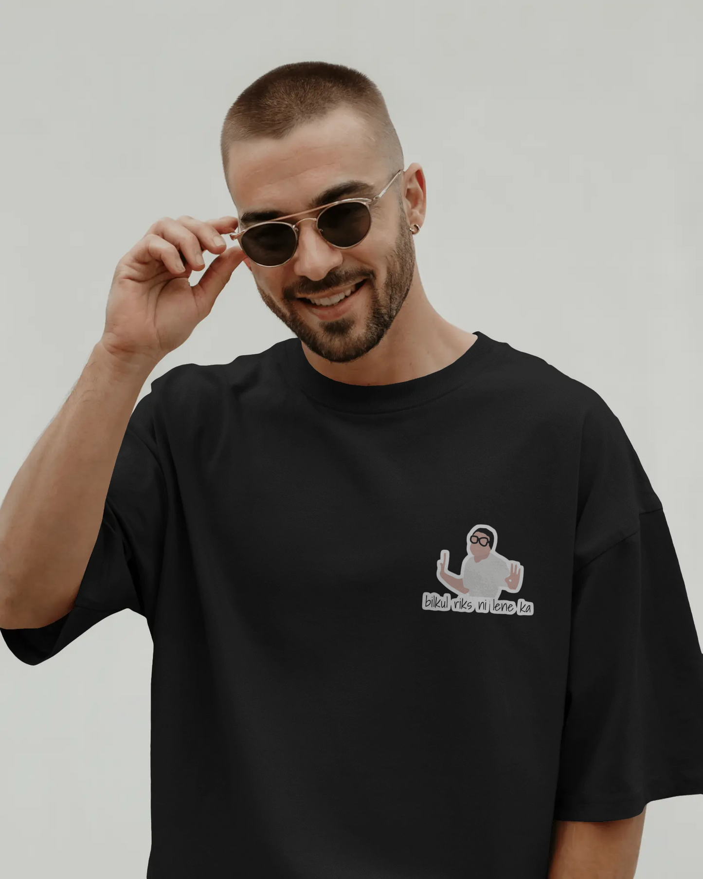 Unisex Oversized Standard T-Shirt - Babu Rao