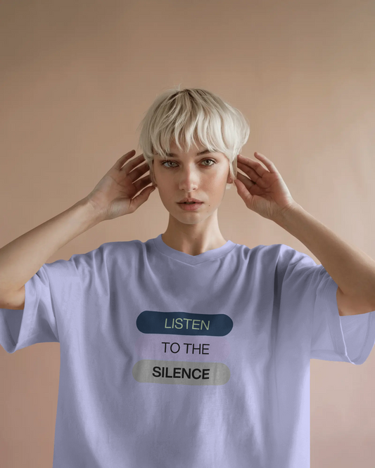 Unisex Oversized Classic T-Shirt - Listen To The Silence