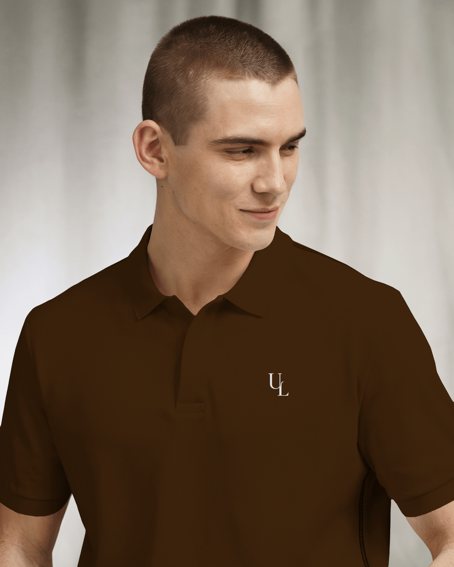 Men's Polo Coffee Brown