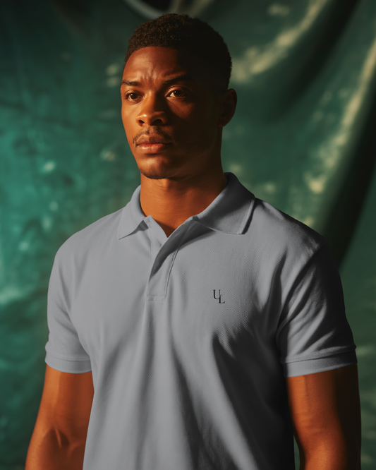Men's Polo Grey Melange