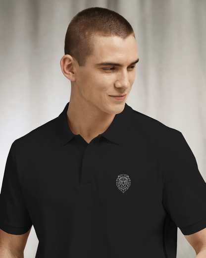 Men's Polo - White Lion
