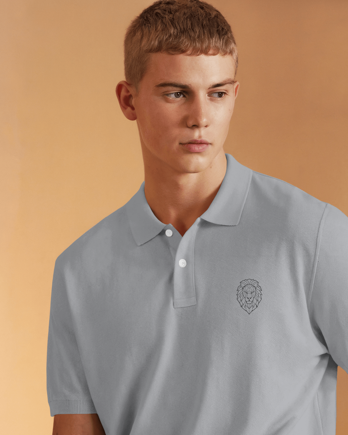 Men's Polo - Lion