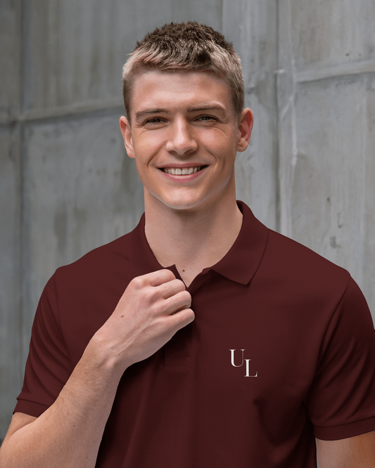 Men Polo Maroon