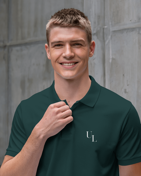 Men Polo Petrol Blue