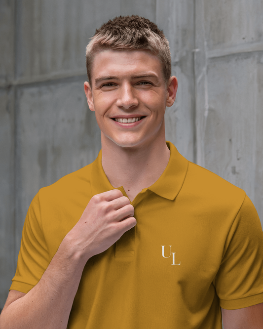 Men Polo Yellow