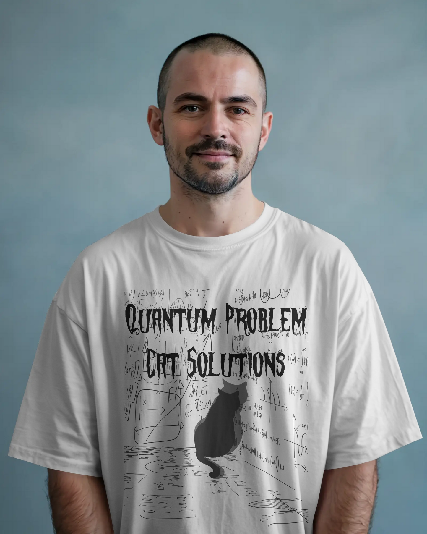 Unisex Oversized Classic T-Shirt - Schrödinger's Cat