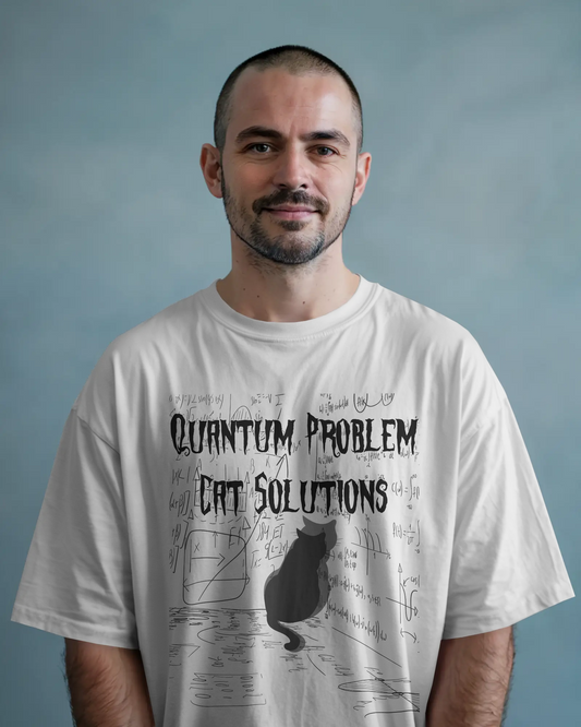 Unisex Oversized Classic T-Shirt - Schrödinger's Cat