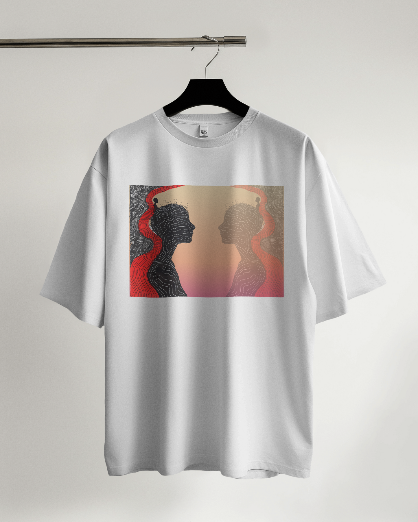 Unisex Oversized Classic T-Shirt - Inner Reflection