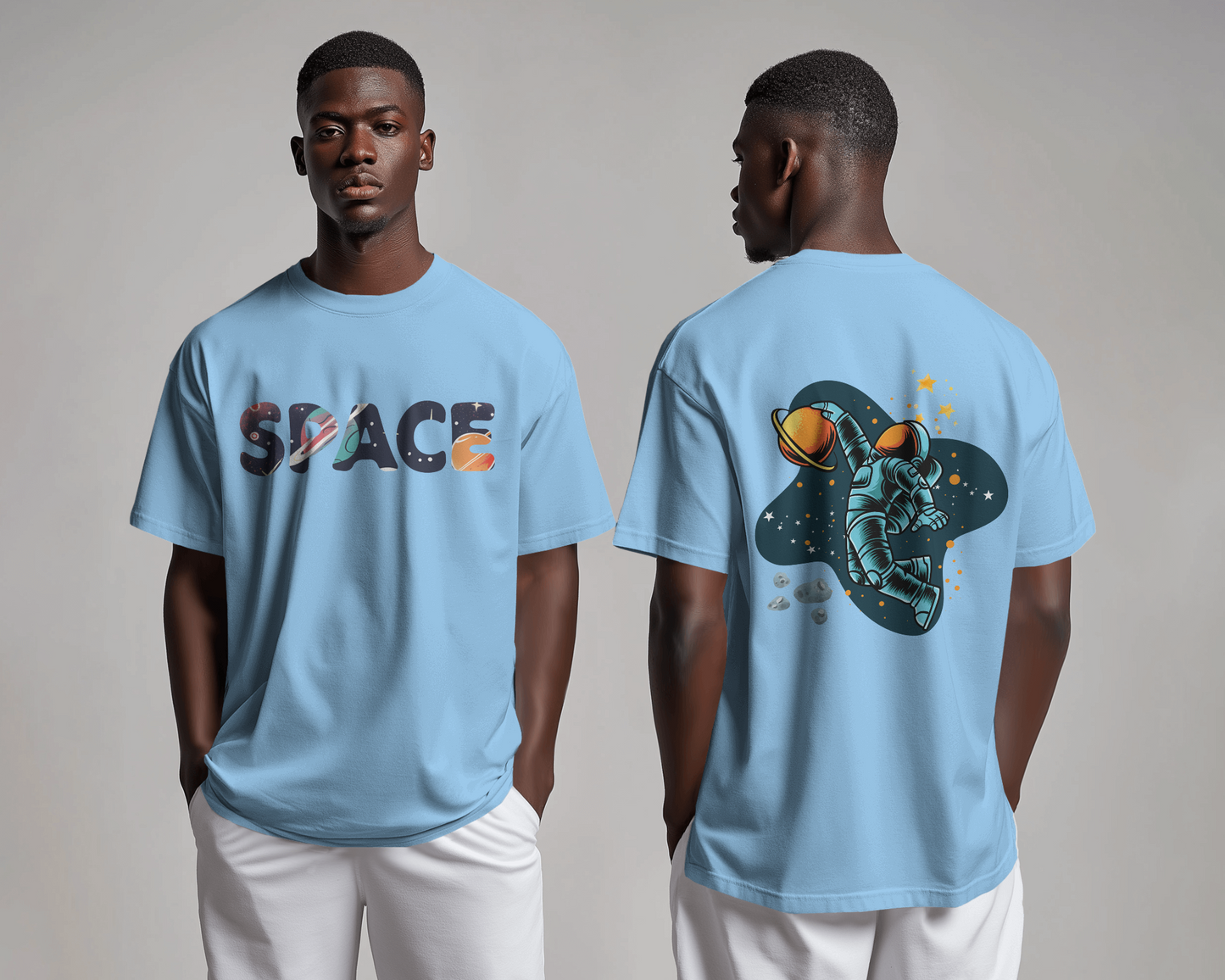 Unisex Oversized Classic T-Shirt - SPACE