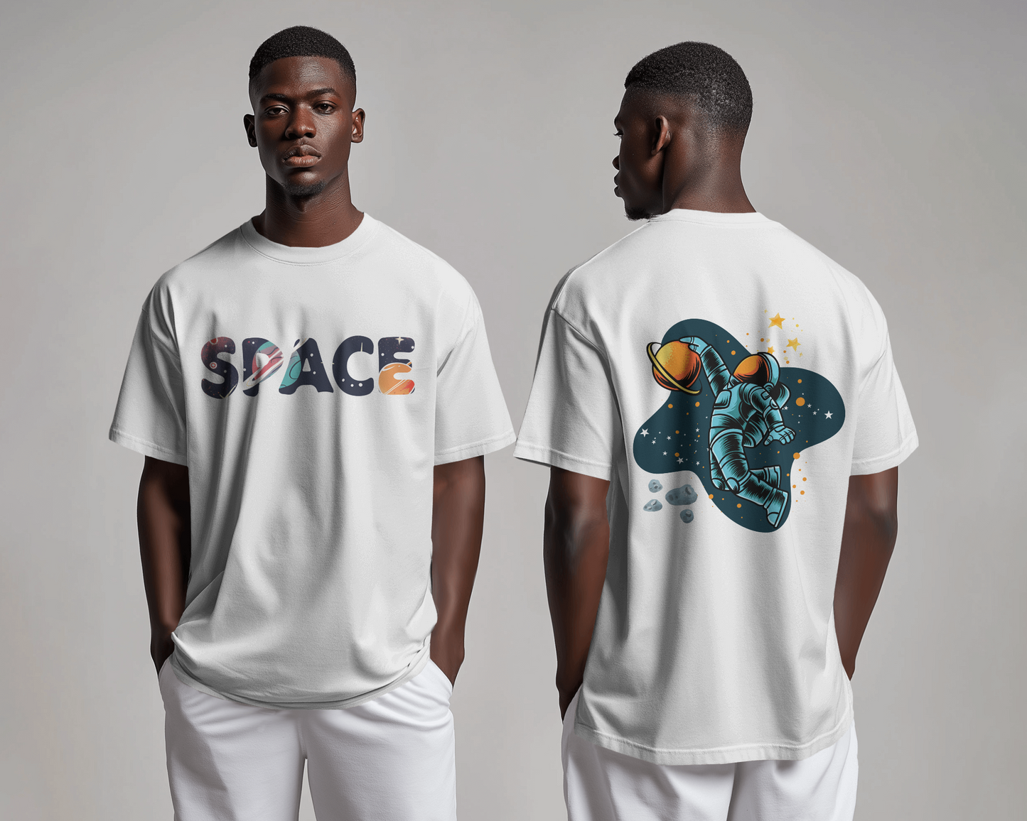 Unisex Oversized Classic T-Shirt - SPACE