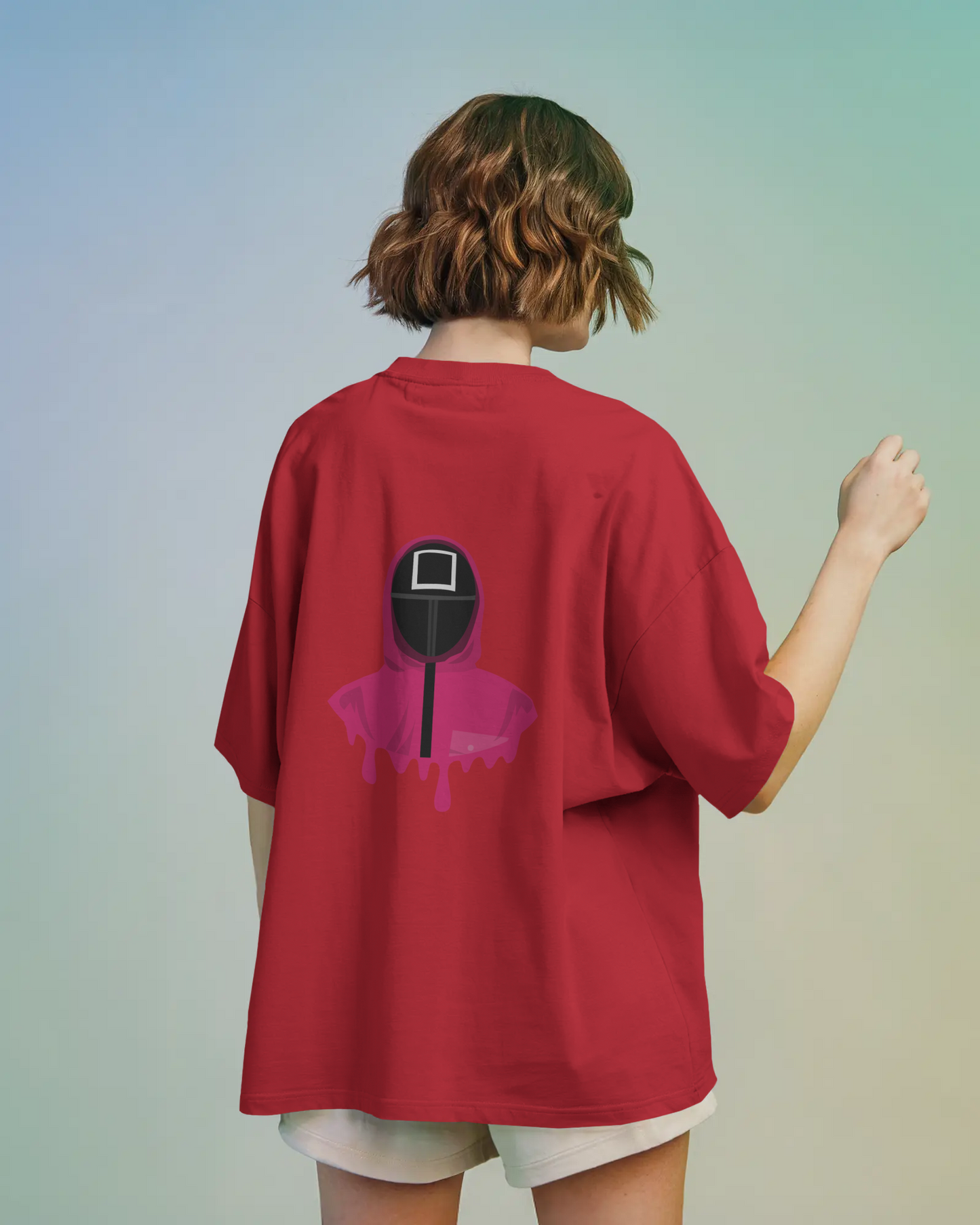 Unisex Oversized Classic T-Shirt - Squid Game Square