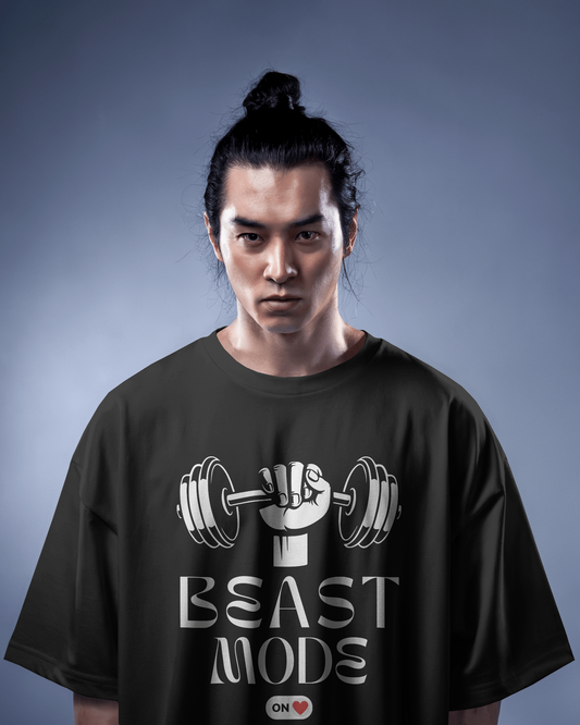 Unisex Oversized Classic T-Shirt - Beast Mode ON