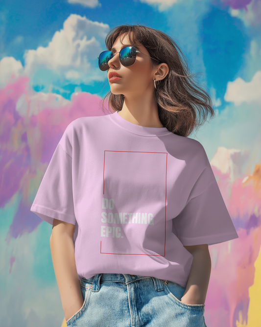 Unisex Oversized Classic T-Shirt - Do Something Epic