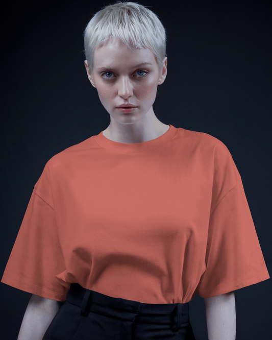 Unisex Oversized Classic T-Shirt - Coral