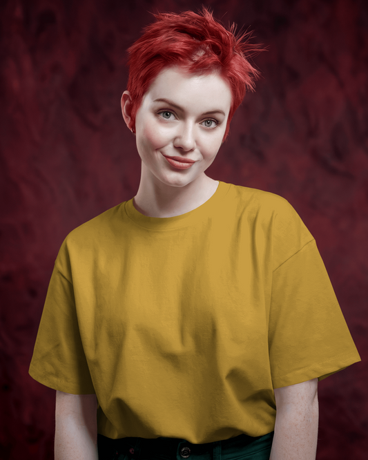 Unisex Oversized Classic T-Shirt - Golden Yellow