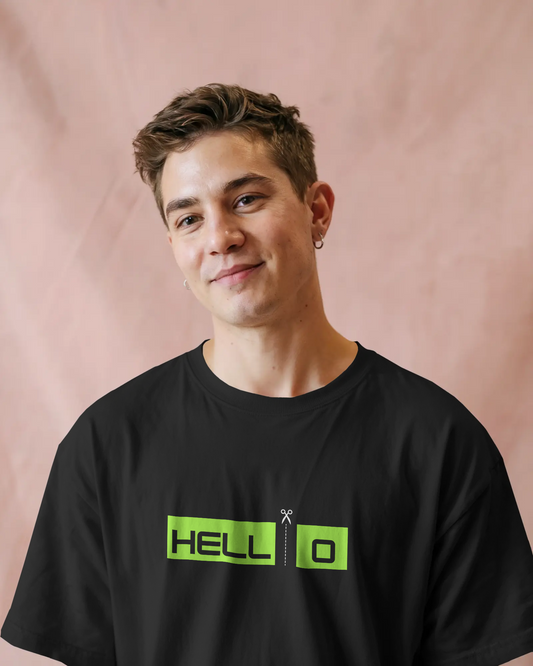 Unisex Oversized Standard T-Shirt - Hello