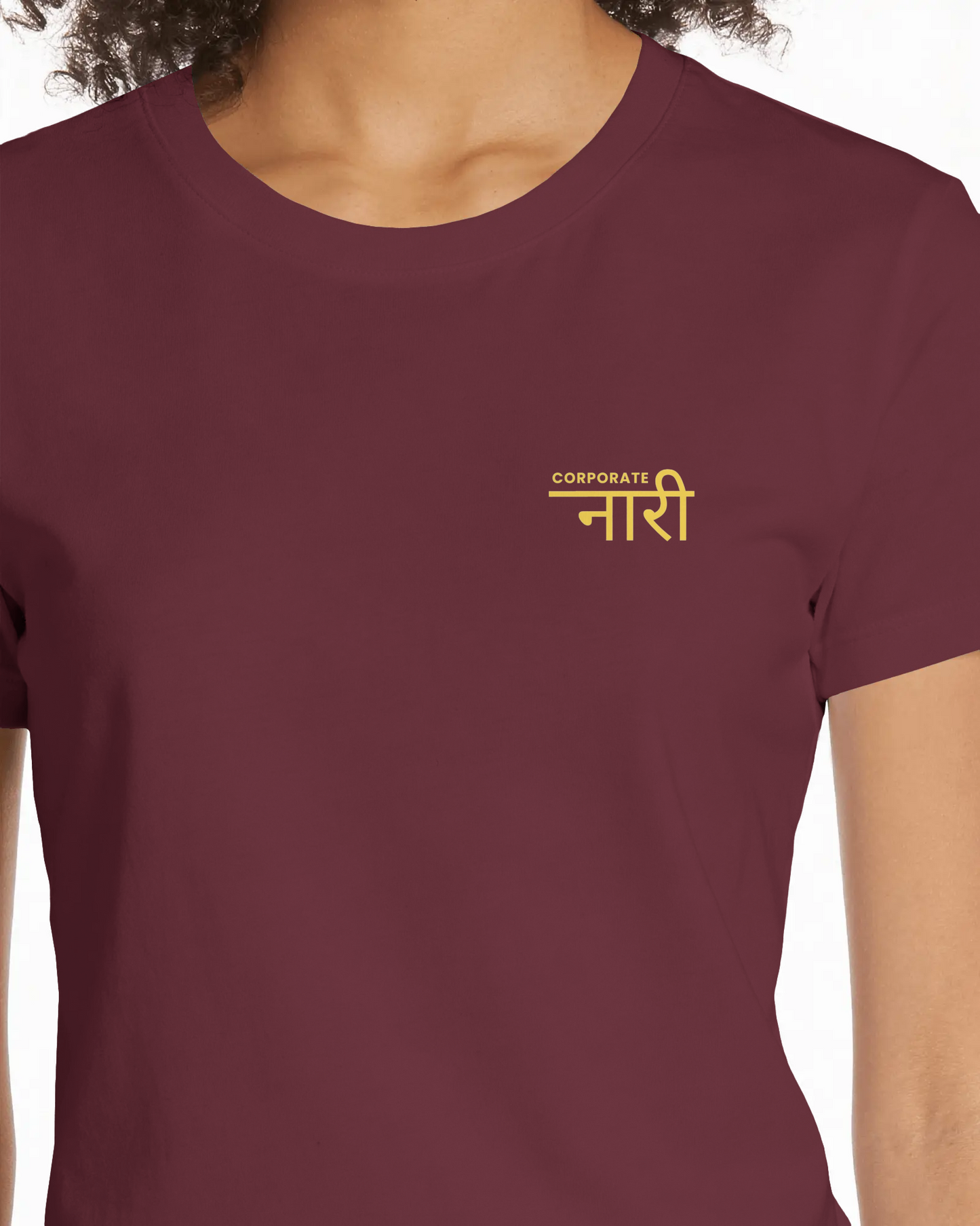 Women Classic Crew T-Shirt = Corporate Naari