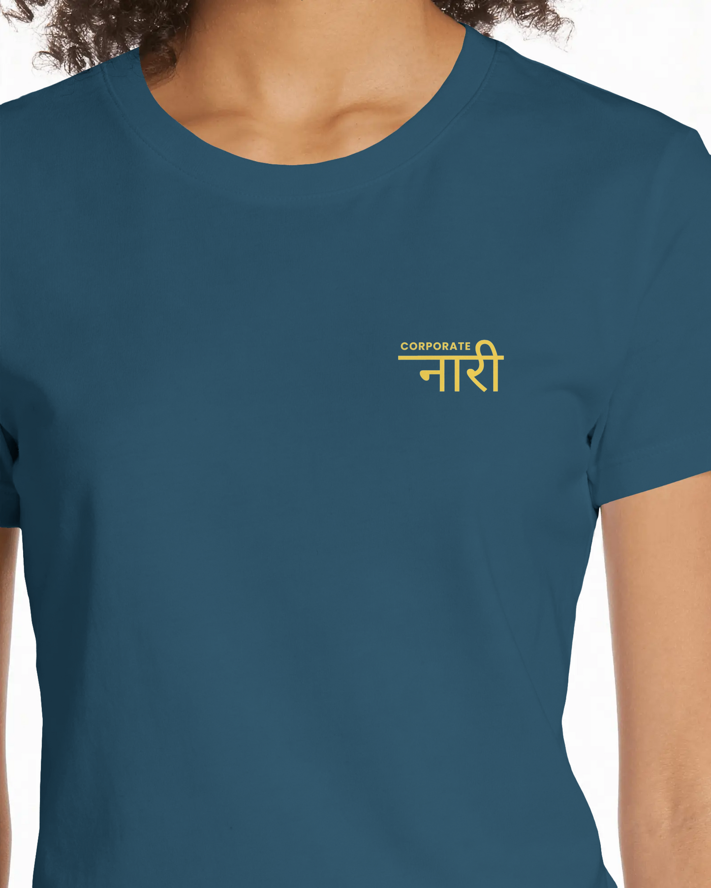 Women Classic Crew T-Shirt = Corporate Naari