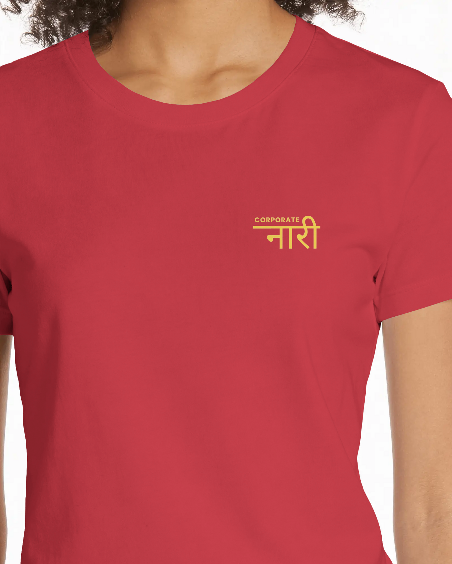 Women Classic Crew T-Shirt = Corporate Naari