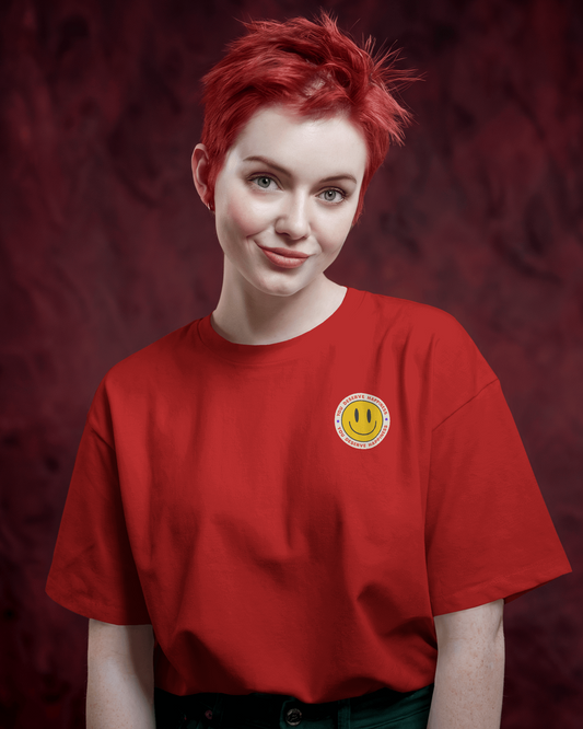 Unisex Oversized Classic T-Shirt - You Deserve Happiness