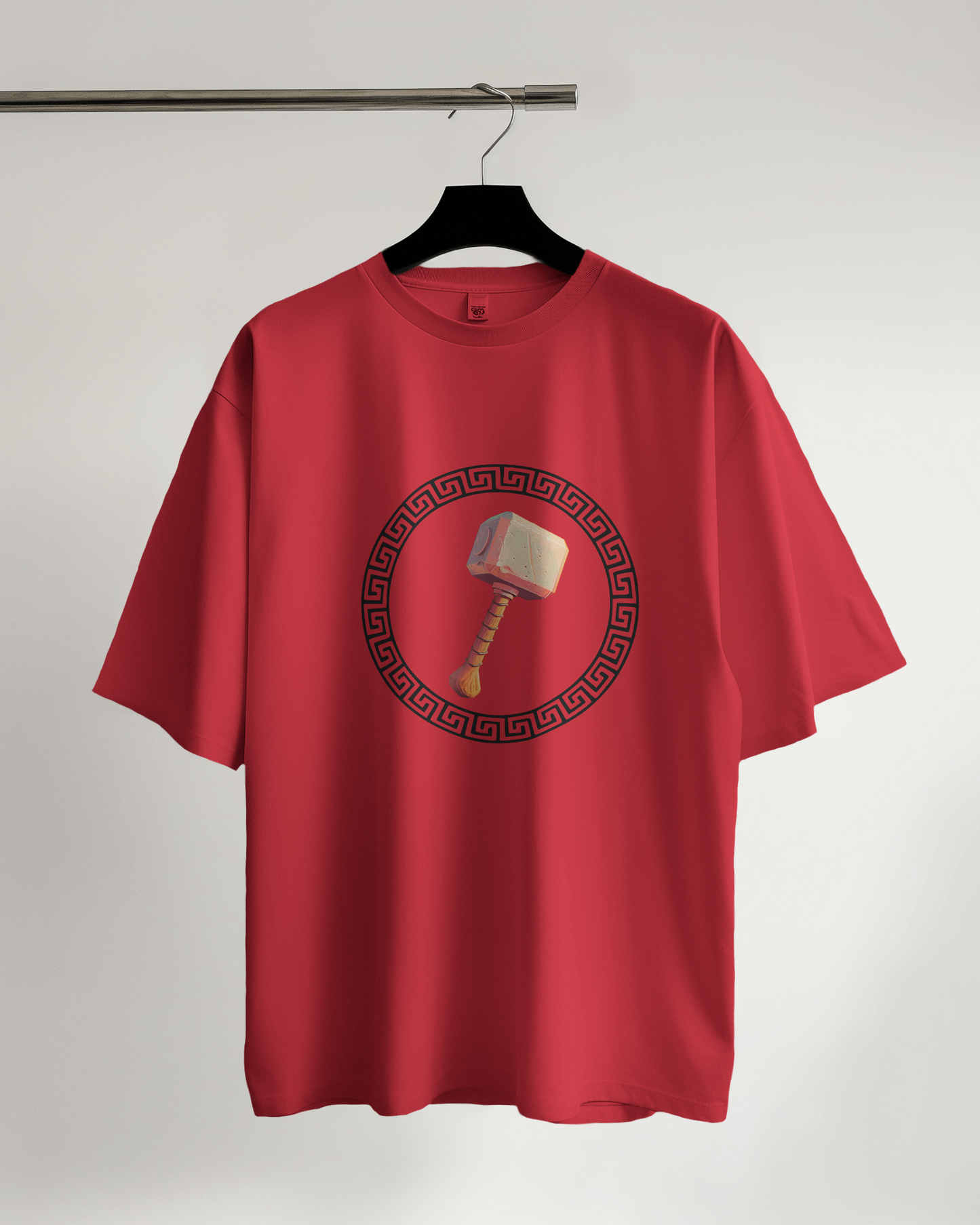 Unisex Oversized Classic T-Shirt - Thor Hammer