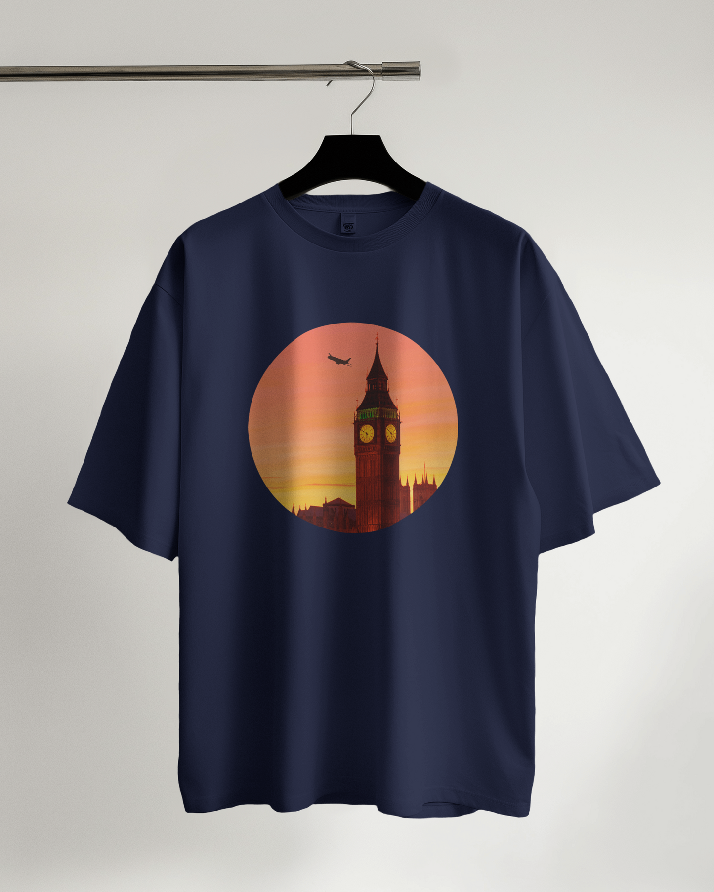 Unisex Oversized Classic T-Shirt - Clock Tower