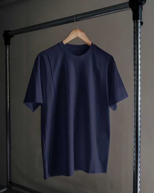Men Classic Crew T-Shirt Navy Blue