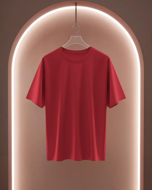 Women Classic Crew T-Shirt Red