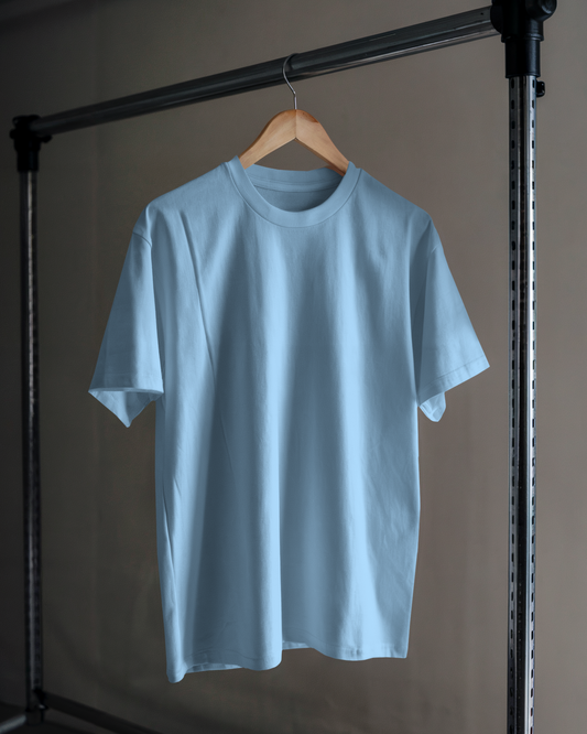 Men Classic Crew T-Shirt Baby Blue