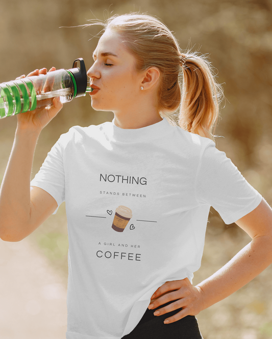 Women Basic T-Shirt - Coffee