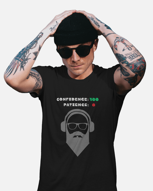Men Basic T-Shirt - Confidence 100