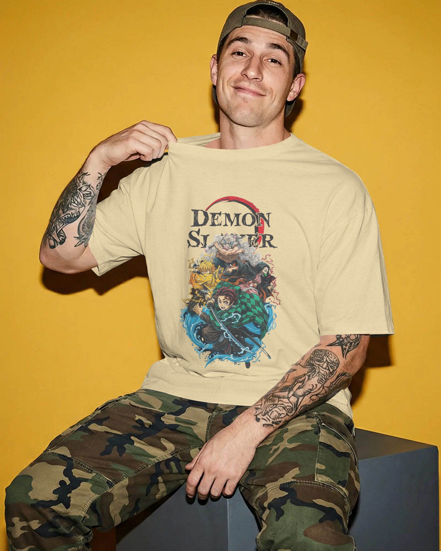 Unisex Oversized Standard T-Shirt - Demon Slayer