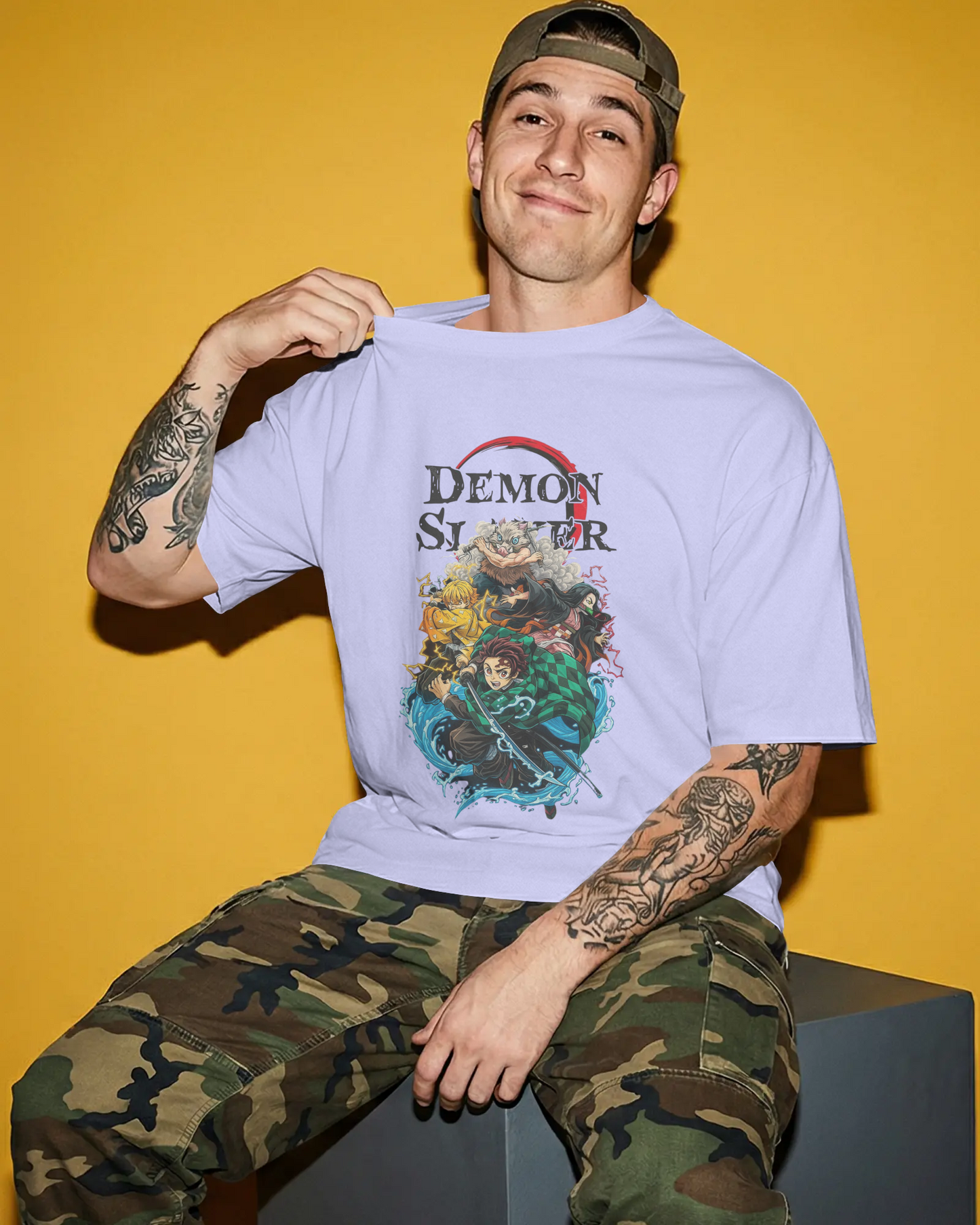 Unisex Oversized Standard T-Shirt - Demon Slayer
