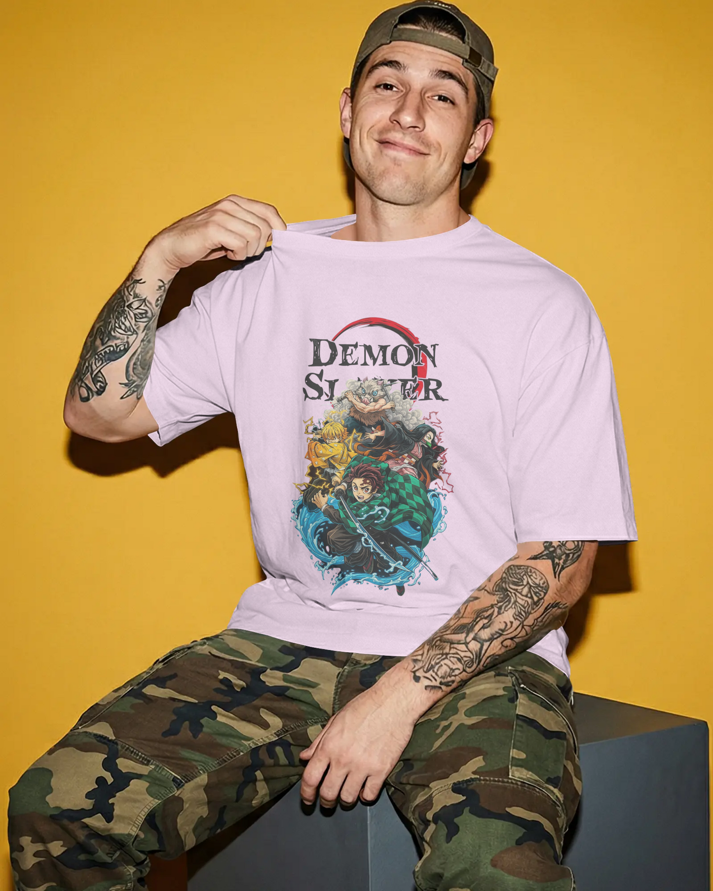 Unisex Oversized Standard T-Shirt - Demon Slayer