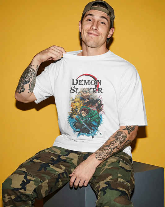 Unisex Oversized Standard T-Shirt - Demon Slayer