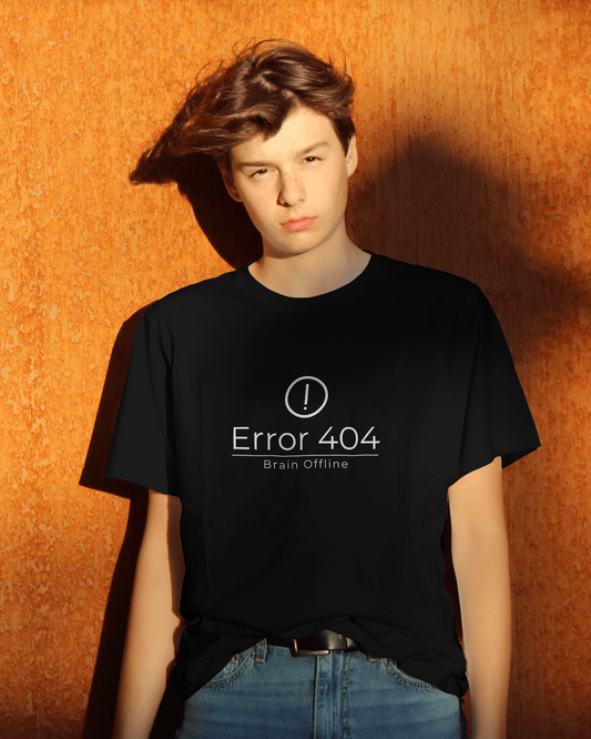 Men Basic T-Shirt - Error 404