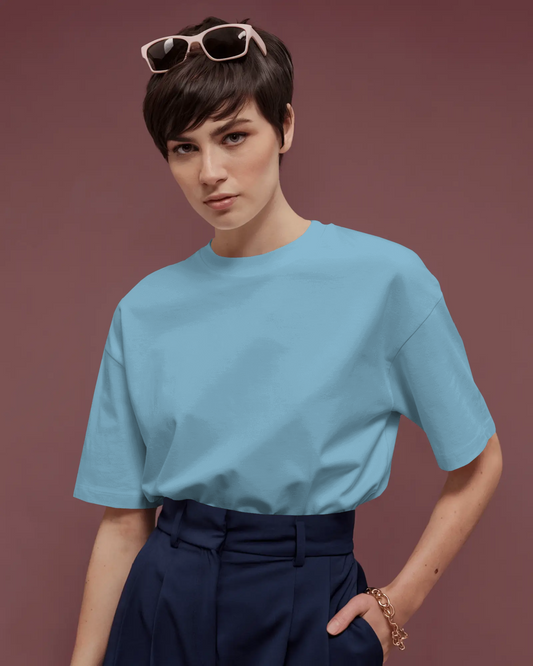 Unisex Oversized Classic T-Shirt - Sky Blue