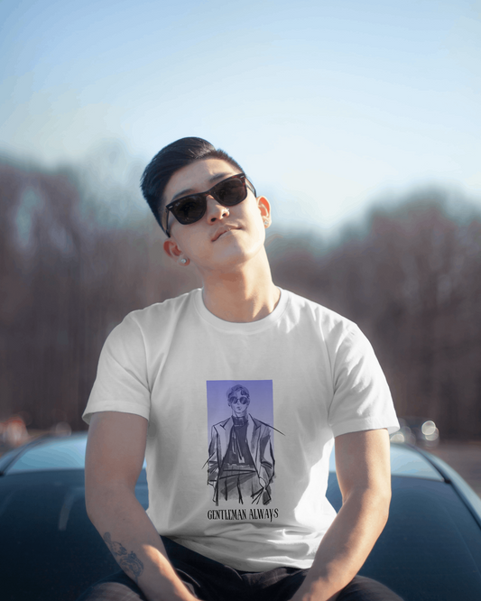 Men Basic T-Shirt - Gentleman Always